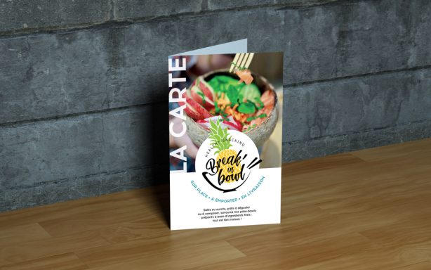 dépliant, flyer, snacking
